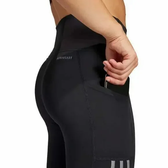Adidas  High Waist 7/8 3-Stripe Active Tight with Pocket Leggings - Picture 9 of 9